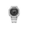 Casio Коллекция Custom Часы с электронным механизмом и стальным ремешком Мужские часы Черный циферблат GA-2100SKE-7A(Watch3--)