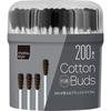Антибактериальные черные ватные палочки 200 шт. Ватные палочки в тюбике Ватные палочки Ватные палочки в тюбике