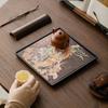Впитывающий воду поднос для чая Dry Brew Меламин Аксессуары для чайного набора Гунфу Стиль Дуньхуан Нескользящий чайный столик для дома, отеля