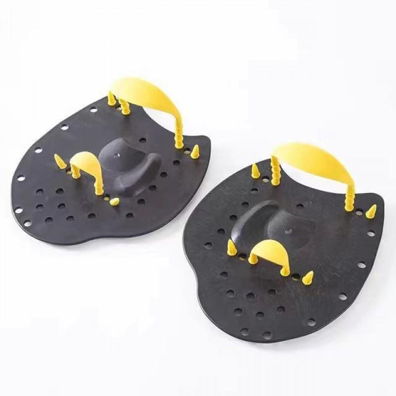 Swim Paddles Kids Adults Training Hand Freestyle Stroke Swimming Practice PC Material Adjustable Silicone