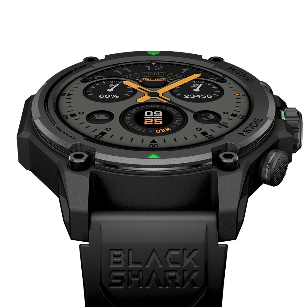 Умные спортивные часы Black Shark GS3 Новые 1,43-дюймовый сенсорный экран Мониторинг здоровья С поддержкой системы GPS: Android iOS HarmonyOS 400 мВтч