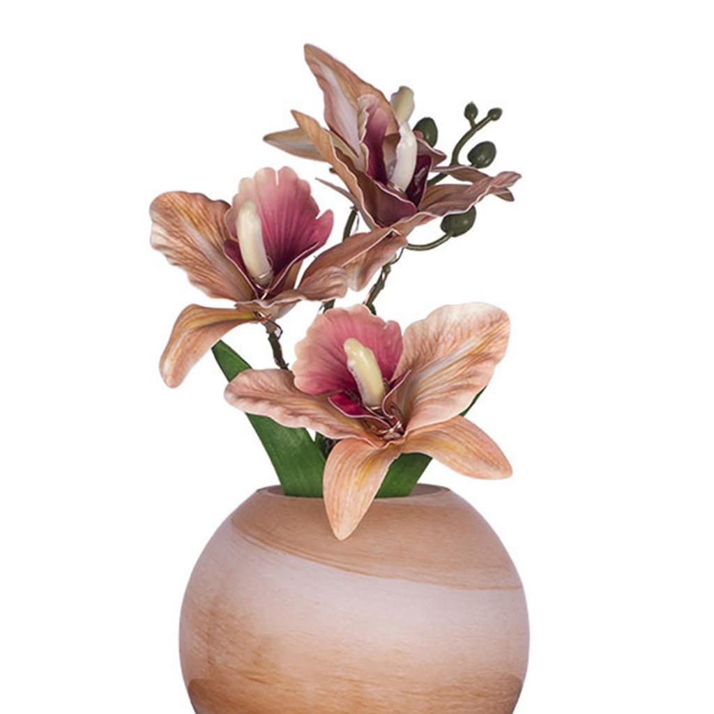 Диммируемая искусственная цветочная лампа с вазой и USB-зарядкой, светодиодные настольные декоративные ландшафтные светильники в подарок женщинам на День матери