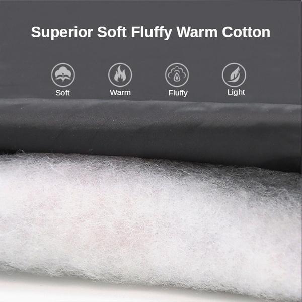 Одежда для больших собак, непромокаемый жилет для больших собак, осенне-зимняя теплая куртка с меховым воротником, пальто для собак французского бульдога