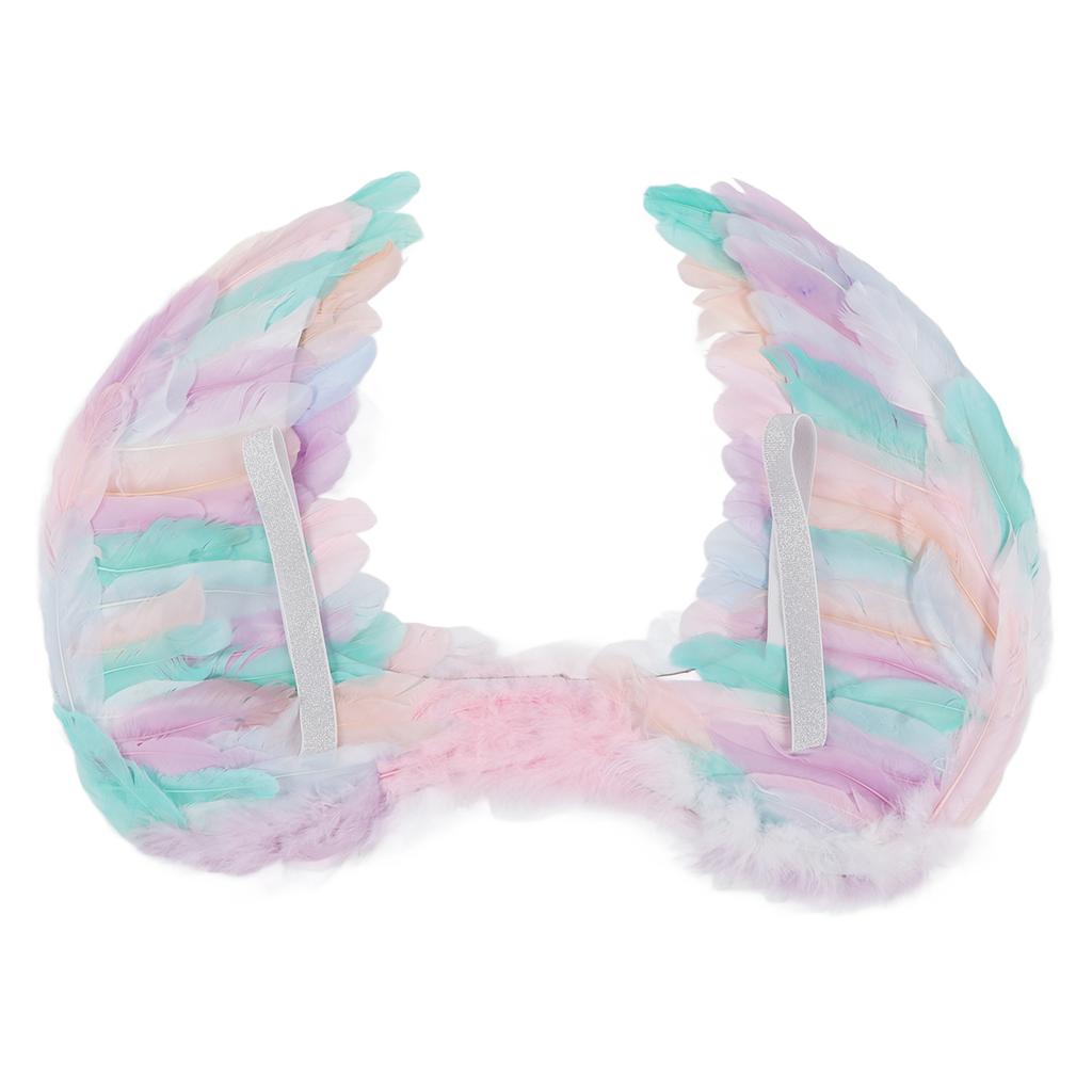 Красочные крылья ангела, легкие, изысканные, искусственные крылья ангела для вечеринки на Хэллоуин