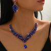 Jewelry Exaggerated Necklace Set Luxury Crystal Jewelry Banquet Dress Accessories Direct Batch