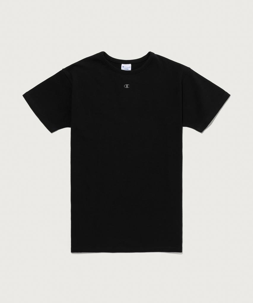 CHAMPION C-Logo Muscle Fit Stretch Short Sleeve T-Shirt Black