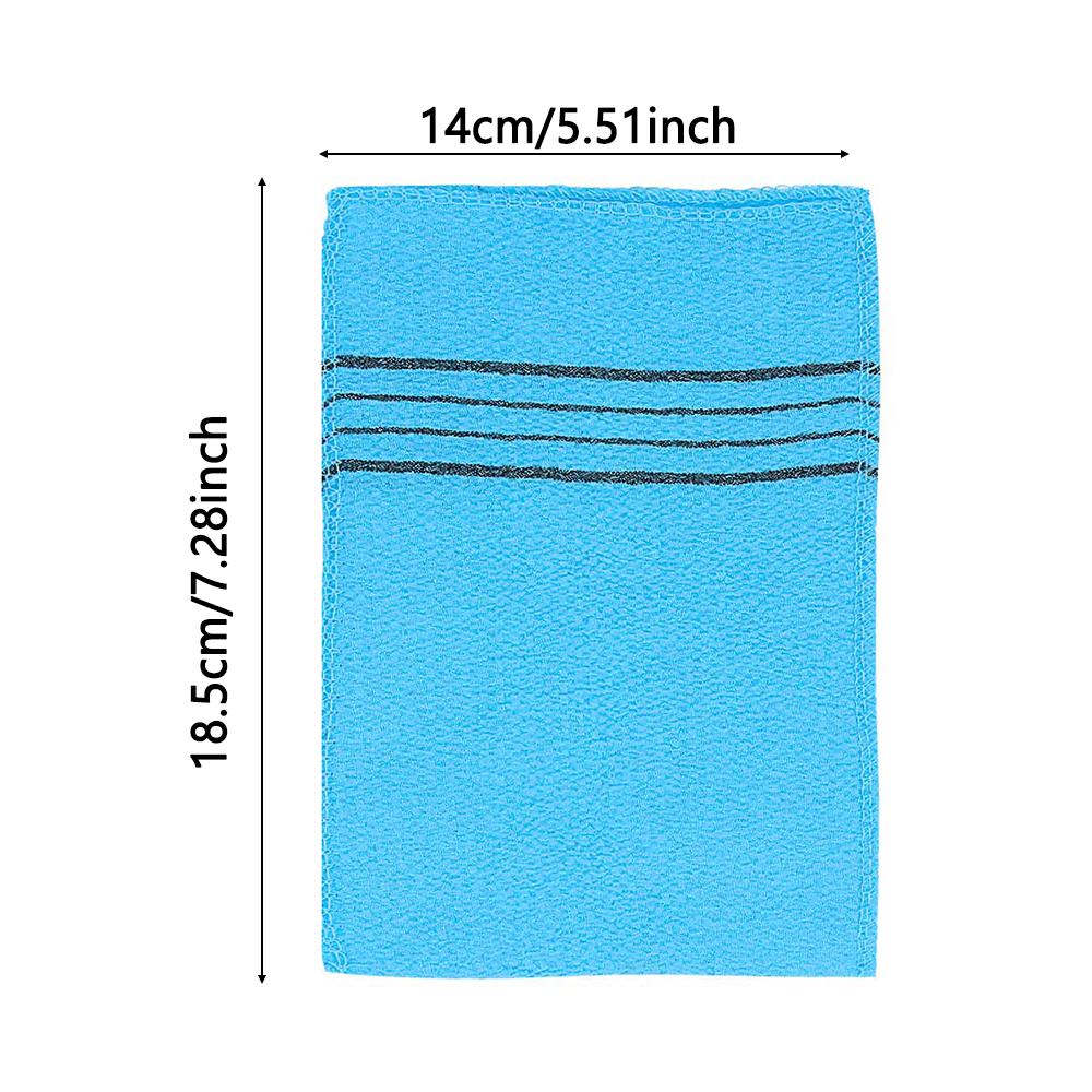 Skin Portable Cleaner Viscose Fiber Shower Scrubber Washcloth Exfoliating Bath Towel Bath Glove