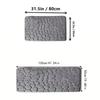 1pc Chic Cobblestone Design Kitchen Mat Soft Washable Anti-Skid Absorbent Home Decor Decor Rug
