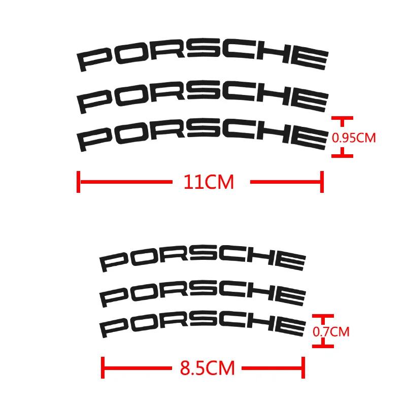 wsdz2 New For Porsche Cayenne Panamera Macan 911 Taycan Boxster Auto Accessories Car Brake Caliper Badge Sticker Emblem Decals