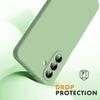 Coque de Protection - BOOLING - pour Samsung Galaxy S25 FE - Silicone Slim Souple Vert - 2 Verres Trempés