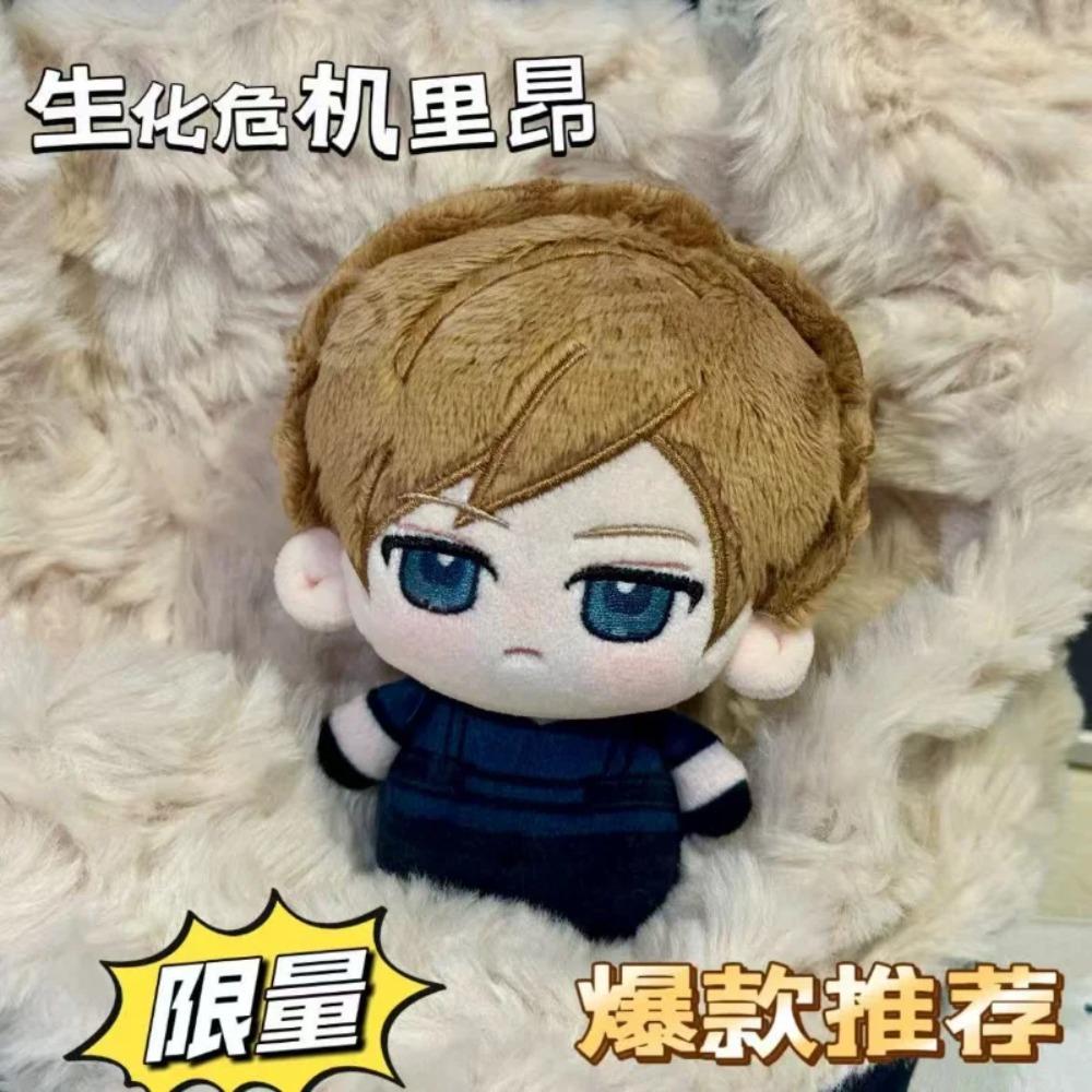 НОВЫЕ Фигурки Leon Scott Kennedy из Resident Evil 10 см Косплей Печать Наполнитель из хлопка Наппи Плюшевый кулон 10 см Брелок для рюкзака Подарок