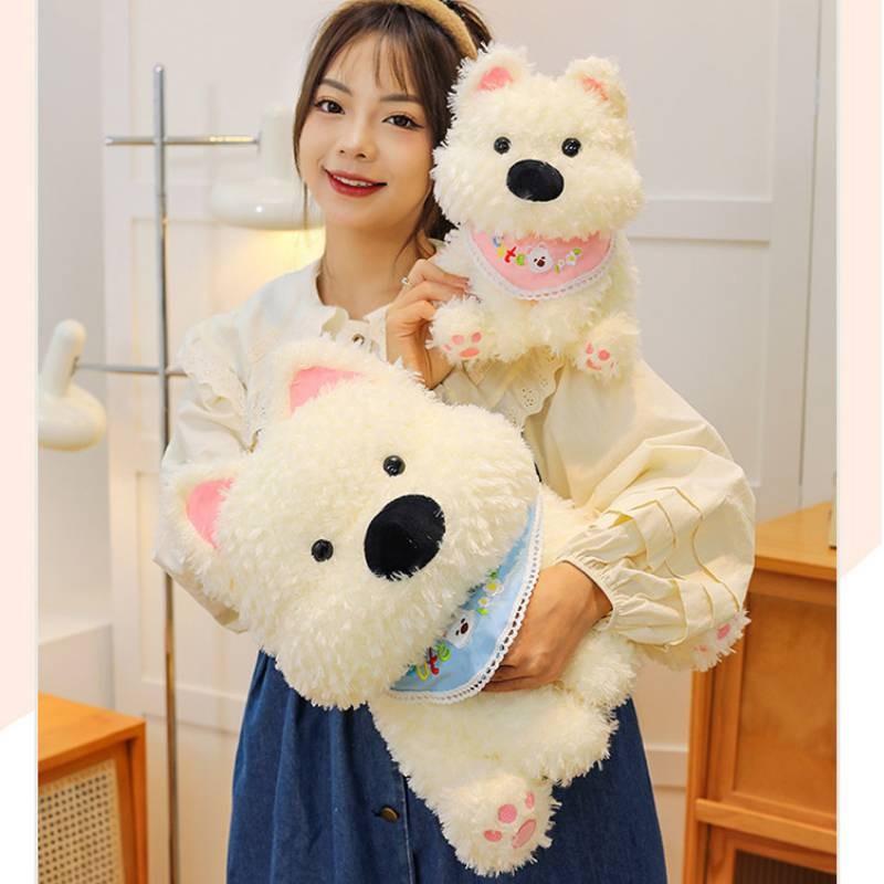 Adorable New Plush Highland Terrier Dog Toy With Soft Short Plush Fabric For Kids Gift