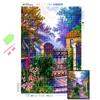 Diamond Painting Garden Entrance Cross Stitch Diamond Embroidery Landscape Diamond Mosaic Crafts Home Decoration