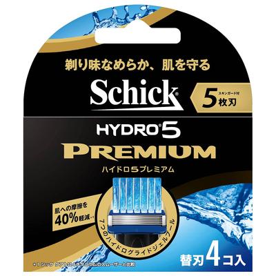 Бритва Schick Hydro 5 Premium с 4 запасными лезвиями, 5 лезвий для мужчин