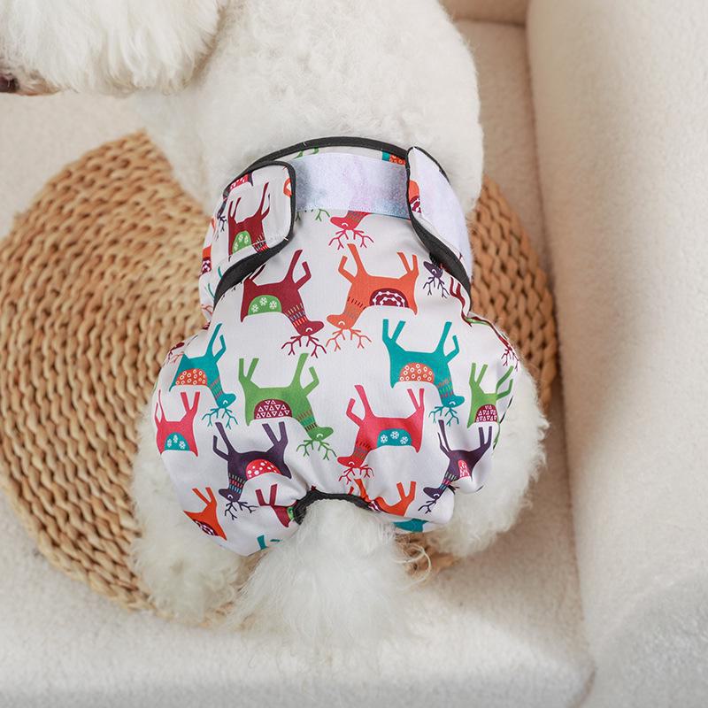 Dog Female Physiological Pants - Menstrual Diapers & Pet Clothes for Spring/Summer.