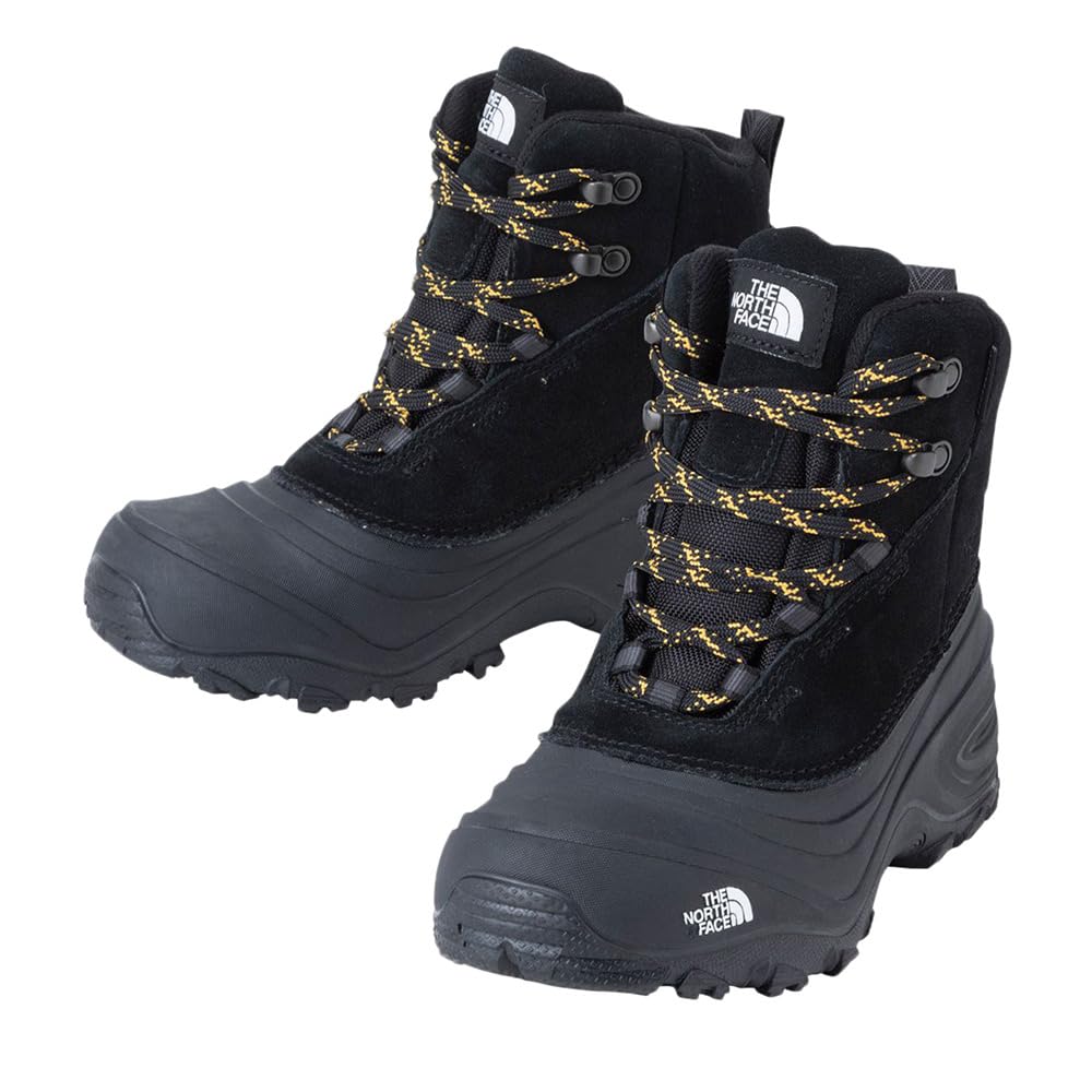 The North Face K Chilkat V Lace WP Детские водонепроницаемые зимние ботинки TNF Black/TNF Black 20.0 см
