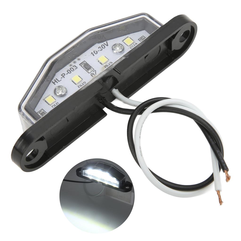 4?LED License Plate Light 10?30V IP67 Waterproof Durable Lamp for Trailer RV Van Truck