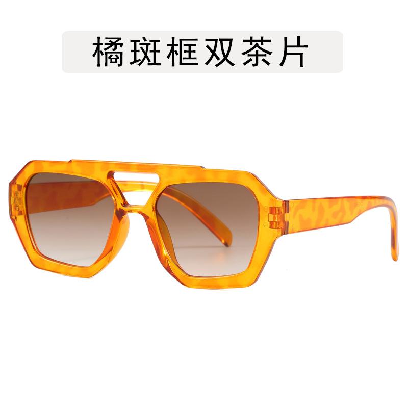 Женские солнцезащитные очки многоугольной формы с двойной переносицей, антибликовые очки от солнца для мужчин, для пеших прогулок, альпинизма, женские