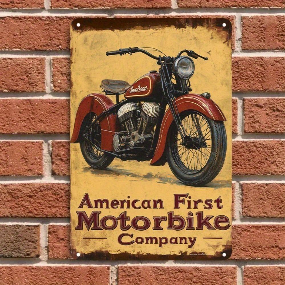 Moto Metal Interior Plaque In the Garage In the Bar On the Wall 20x30cm