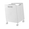 Collapsible Laundry Basket with Wheels, Clothes Storage Organizer for Travel