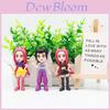 ПВХ Набор Фигурок Девочек из Demon Slayer Разных Размеров для Коллекционеров и Декора Стола