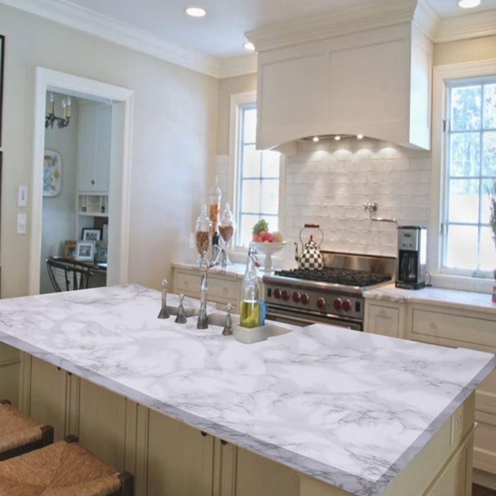 23,6x40 дюймов Мраморная контактная бумага Мраморные обои отшелушивают и приклеивают столешницы, облицовку ящика и мебель, водонепроницаемую самоклеящуюся виниловую пленку