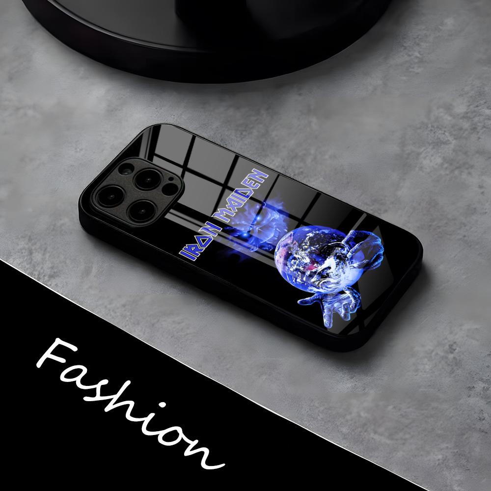 Чехол для телефона R-Run-To-The-H-Hills-Iron-M-MaidenES для iPhone 17 Pro Max 16 15 14 Pro Max 13 11 X Xs Xr 8 7Plus Стеклянная крышка