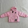 Winter Embroidered Stand Collar Cotton Puffer Jacket Loose Thick Warm Coat Unisex Casual