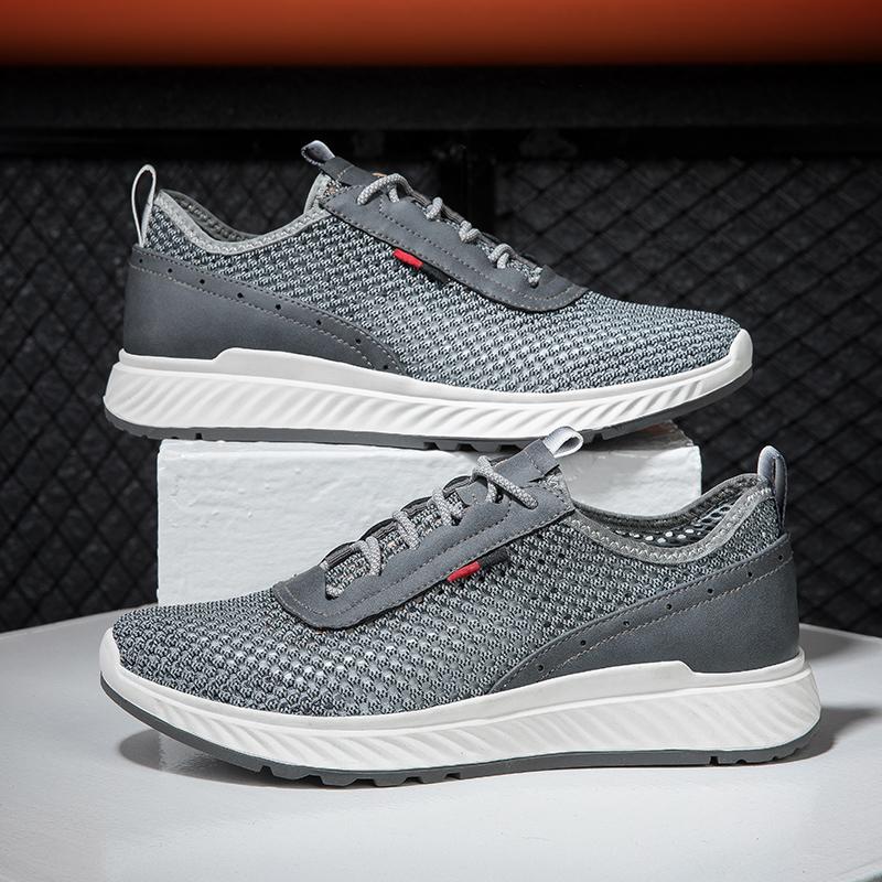 Высококачественный бренд Мужская сетчатая обувь Модная обувь на толстой подошве Повседневная обувь Обувь для хайкинга Мужская обувь для занятий спортом на открытом воздухе Тренд Лето