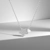 Round Cubic Zirconia Necklace Minimalist Style Charm Choker Pendant Party Gifts For Women'S Fine Jewelry