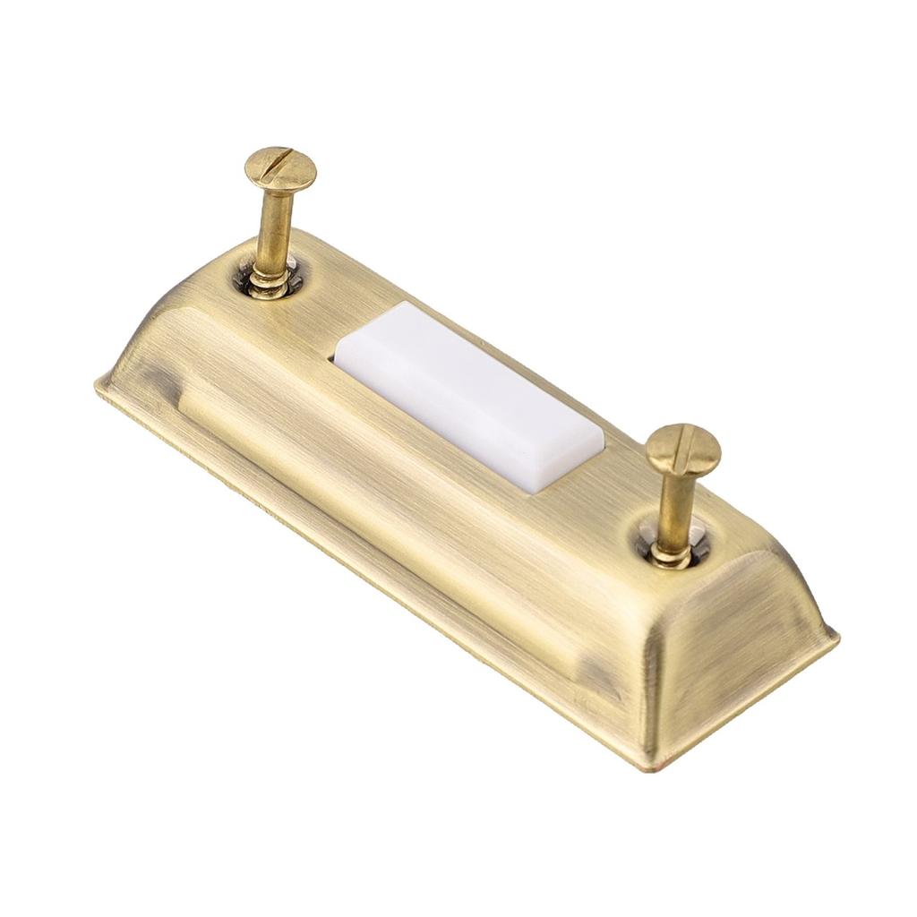 Button Doorbell Button Doorbell Push Button Lighted Metal Door Bell Replacement Parts Retro Sturdy Switch Versatile