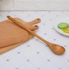 Long Handle Wooden Kitchen Spoons Baking Mixing Serving Craft Utensils
