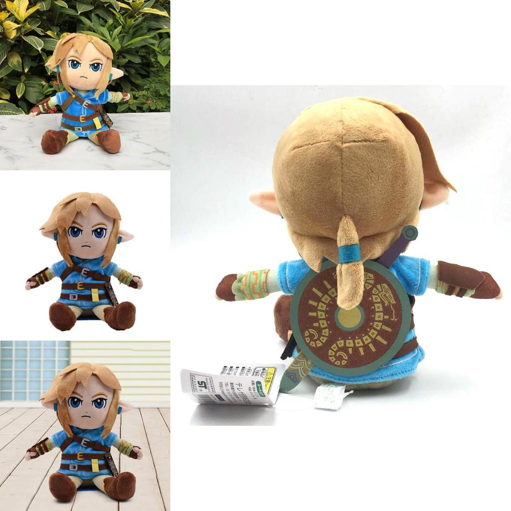 Очаровательная плюшевая кукла Линка из игры The Legend of Zelda Breath Of The Wild 25 см Мягкая игрушка