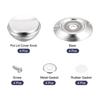 uxcell Universal Pot Lid Knobs, Stainless Steel Replacement Knobs, 62x56x28mm, for Pot Lids, Pack of 4