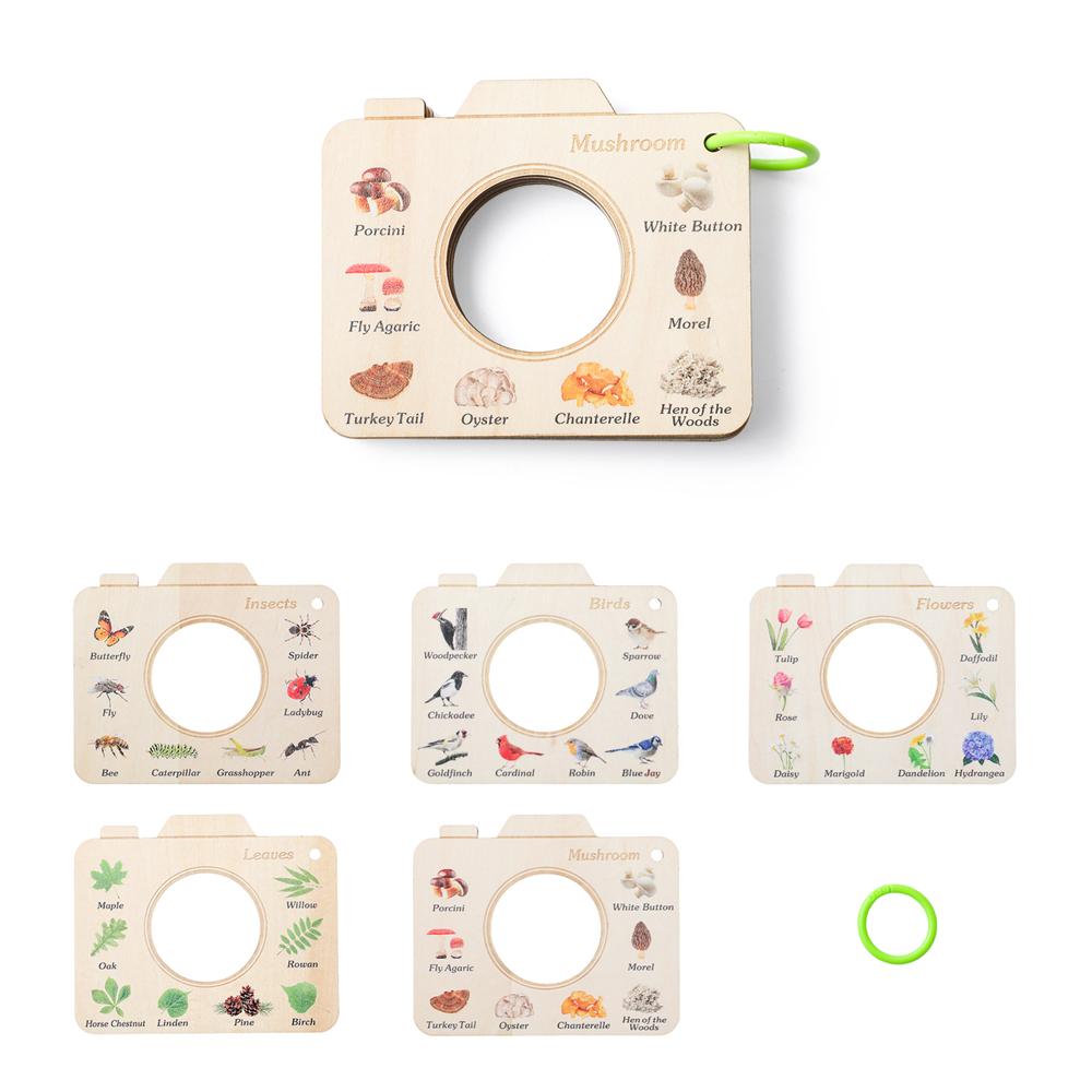 Детский набор для юного исследователя для улицы, Детские развивающие игрушки Монтессори, Коробка для наблюдения за насекомыми и растениями, Вьювер, Сачок для ловли, Подарочный набор