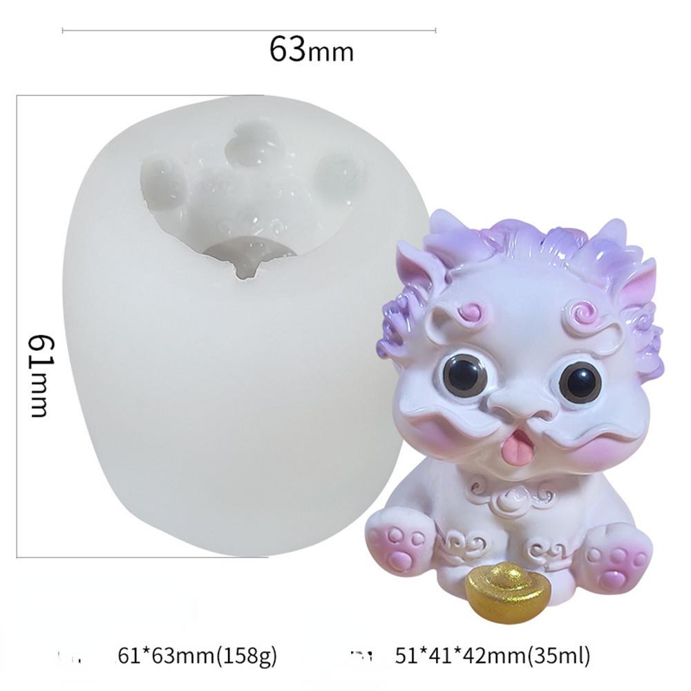 Animal Ice Film Silicone Mold PI Xiu Creative Mousse Cake Mold Aromatherapy Candle