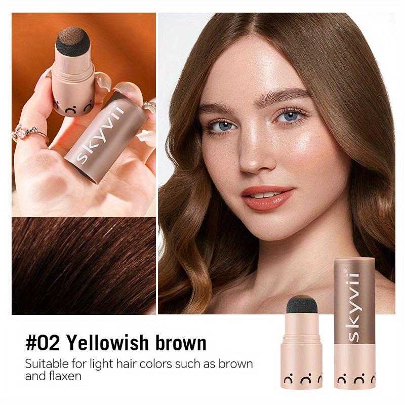 Пудра для объема волос Мгновенно черная блондинка Покрытие корней Маскировка для волос Краска-корректор Закрашивание Заполнение Тень Тонкие брови Пудра