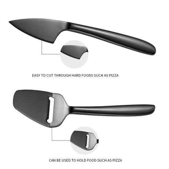 Cheese Cutter with Ergonomic Handle Design Stainless Steel Mirror Finish Utensils Rust-Resistant Cutter for Western Baking