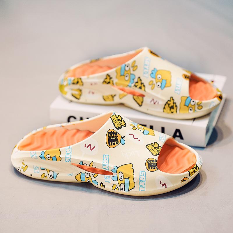 Легкие резиновые пластиковые ЭВА большие размеры 36-45, нескользящие износостойкие модные тапочки, пляжная обувь, повседневные сандалии