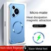 Metallic Paint Frameless for Magsafe Magnetic Phone Case for Huawei Pura 70 Ultra P70 Pro + P60 Pro P50 P40 Mate 60 Pro 50 40 30 Camera Protect Cover