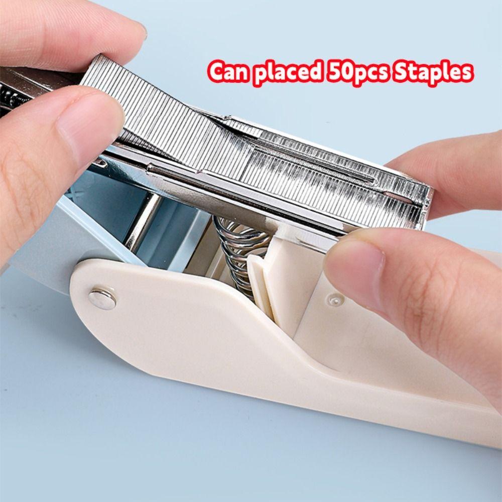 Metal Long Stapler 360 Degree Rotary Bookbinding Machine Manual Binding Tool  Bookbinding Supplies
