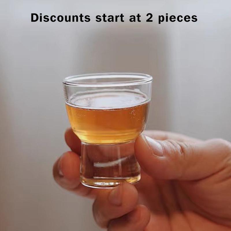 Прозрачные рюмки Haiku Sake Shot - для саке, текилы, виски, водки, джина - отлично подходят для дегустаций, подарков, вечеринок, уникальных шоу