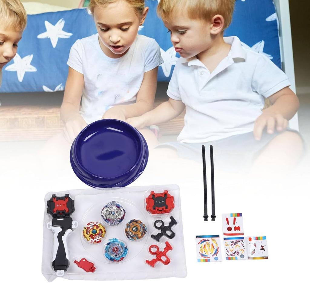 Beyblade Kids Gyroscope Gyroscope Launcher Gyroscope Launcher Spinning Gyroscope Launcher Rich Safe Plastic Material for Kids Launcher, Toy, Toy,