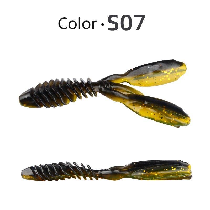 Soft Ii Meredith Shrimp Dolivecraw Bait 74mm3g 20pcs 95mm58g 10pcs Articulated Shrimp Pike Bass Jxsc04