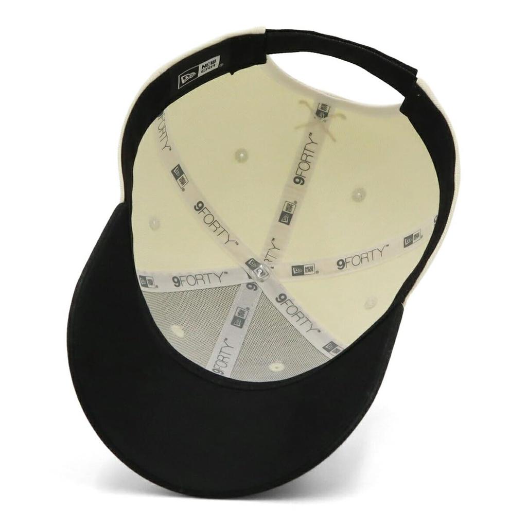 Кепка для гольфа New Era 9FORTY Двухцветная Хром БелыйЧерный БЕСПЛАТНЫЙ GF 940VS OP NENY Двухцветный ЧЕРНЫЙ 14391336 NER36G2160