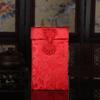 Year of the Horse Silk Brocade Red Envelopes with Hot Stamping Embroidery for Weddings and New Year