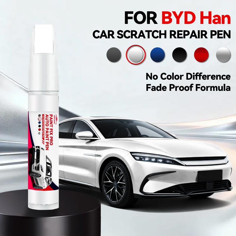 Для BYD Han Краска для подкраски царапин Кисточка для ремонта Автоаксессуары Сделай сам Черный Белый
