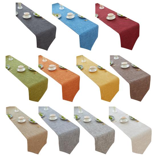 Дорожка для праздничного стола, однотонная, утолщенная, термостойкая, 30 x 180 см, простая в уходе, нескользящая, пригодная для машинной стирки, для гостиничного ресторана, свадьбы, банкета, стола