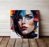 Abstract Woman Canvas Painting
