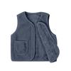 Winter Kids Vest Sleeveless Padded Horse Clip Outer Wear Lamb Wool Vests